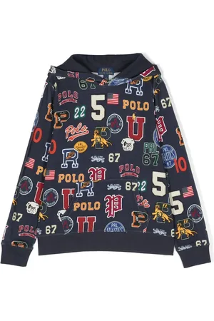 Ralph Lauren Hoodie con estampado Letterman