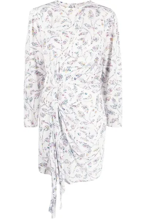 Marant Etoile Vestido corto con motivo abstracto