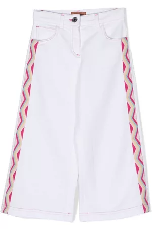 Missoni Pantalones rectos con motivo en zigzag