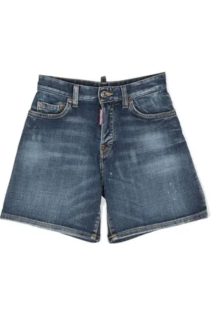 Dsquared2 Shorts de mezclilla con bolsillos