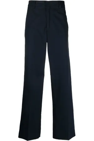 BARENA Pantalones rectos con tiro medio