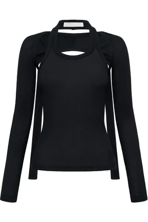 DION LEE Top Modular con espalda descubierta