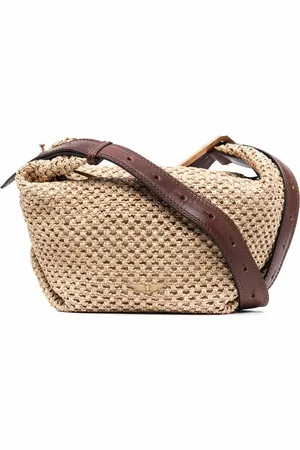 Zadig & Voltaire Bolsa satchel con diseño tejido