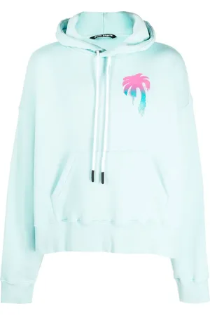 Palm Angels Hoodie con motivo Love estampado