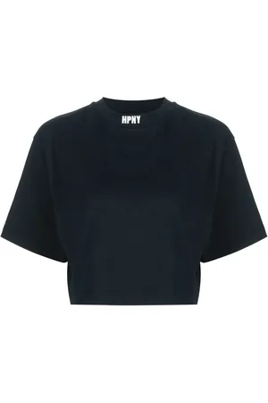 Heron Preston Playera corta con logo bordado