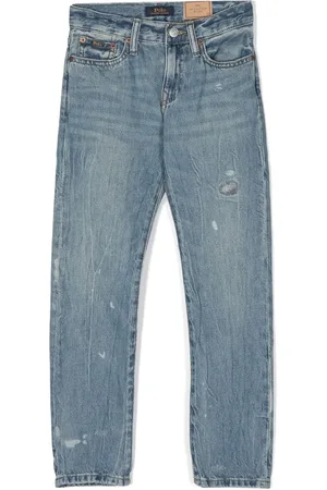 Ralph Lauren Jeans rectos con efecto envejecido