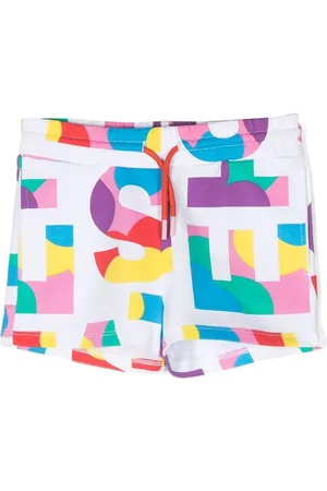 Stella McCartney Shorts Bermuda con logo estampado