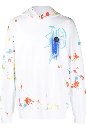 Philipp Plein Hoodie Dripping Skull