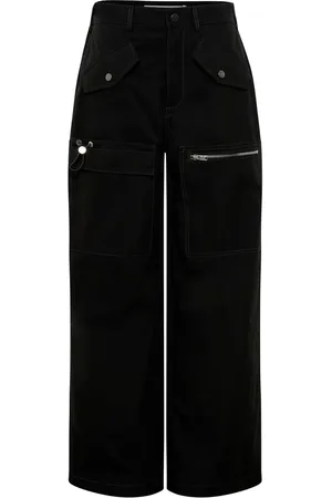 DION LEE Pantalones rectos con múltiples bolsillos
