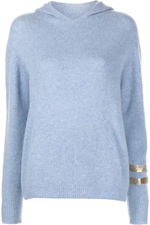 Madison.Maison Hoodie de cachemira con ribete de rayas