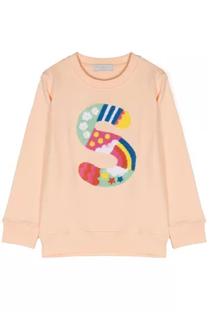 Stella McCartney Sudadera con cuello redondo y logo estampado