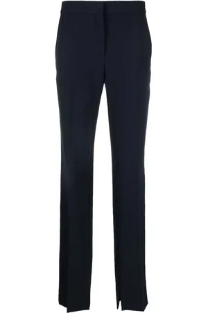 Stella McCartney Pantalones slim con abertura en los tobillos
