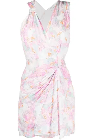 IRO Vestido corto con estampado gráfico