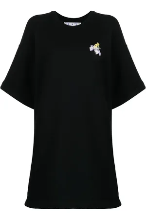 OFF-WHITE Vestido estilo playera con motivo Arrow