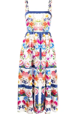 Borgo De Nor Vestido midi con estampado floral