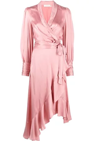 ZIMMERMANN Vestido de seda con volantes