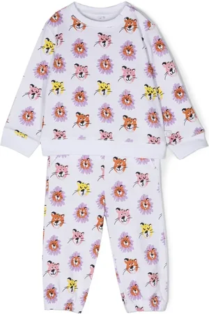 Stella McCartney Traje deportivo con estampado gráfico