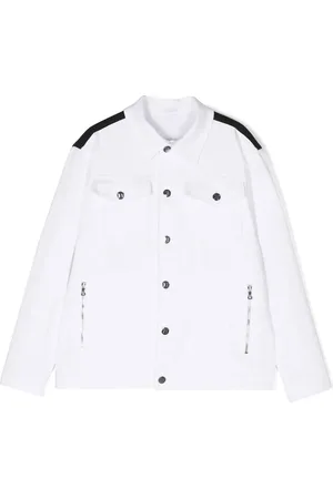 Balmain Chamarra con logo estampado