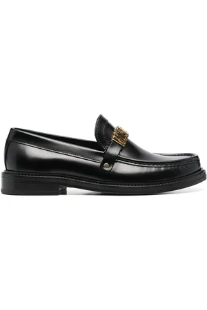 Moschino Mocasines con placa del logo