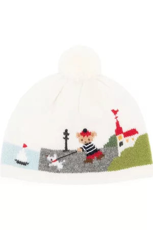 Familiar Gorro tejido con logo en intarsia