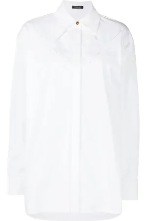 VERSACE Playera manga larga con aberturas