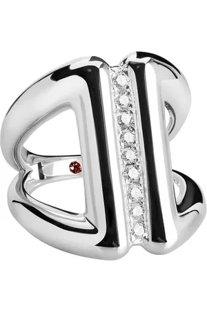TANE México 1942 Anillo Eletra V con diamantes