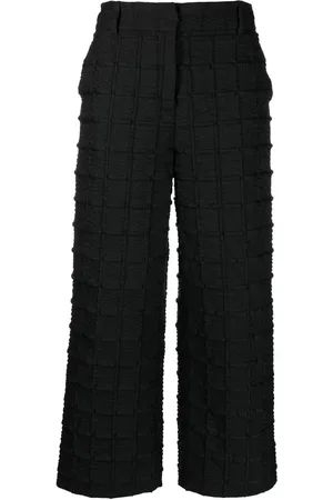 Cecilie Bahnsen Pantalones capri Jaylee de tiro medio