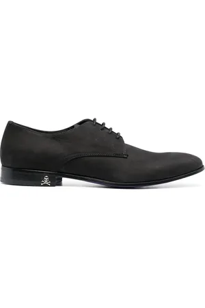 Philipp Plein Zapatos derby oxford con puntera de almendra