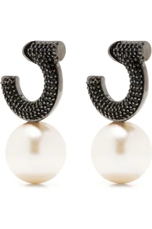 Salvatore Ferragamo Aretes con perla Barroque