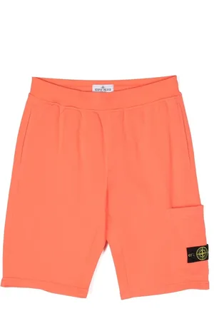Stone Island Shorts deportivos con parche del logo