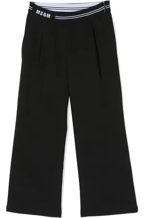 Msgm Pantalones con logo en la pretina