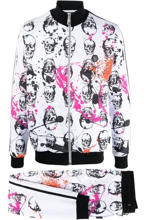 Philipp Plein Traje deportivo Skull estampado