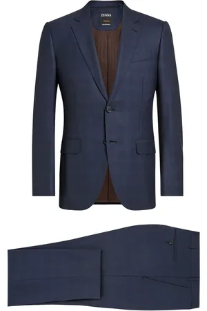 Ermenegildo Zegna Traje con motivo de cuadros príncipe de Gales