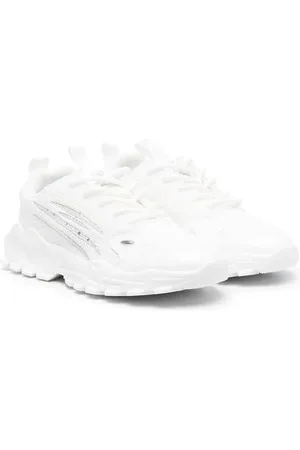 Philipp Plein Tenis con agujetas y suela gruesa