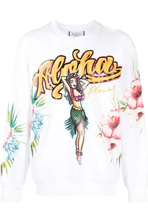 Philipp Plein Sudadera con estampado Hawaii