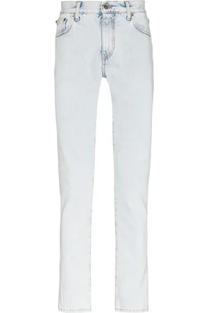 OFF-WHITE Skinny jeans con motivo Diag