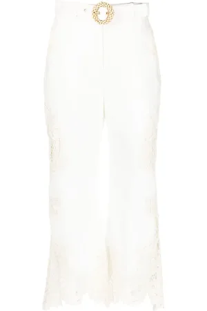 ZIMMERMANN Pantalones con bordado Tiggy
