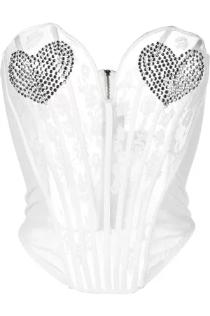 Seen Users Top tipo corset con motivo de corazón