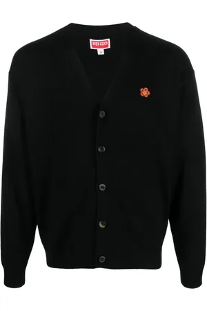 Kenzo Cárdigan con parche de flor