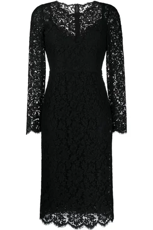 Dolce & Gabbana Vestido con encaje floral