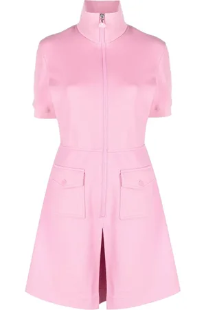 Moncler Vestido corto manga corta con cierre