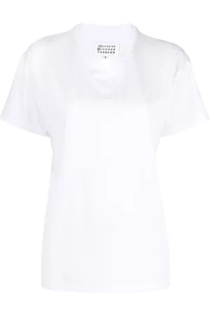 Maison Margiela Playera con logo estampado