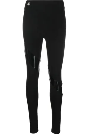 Philipp Plein Leggins con detalle de franja