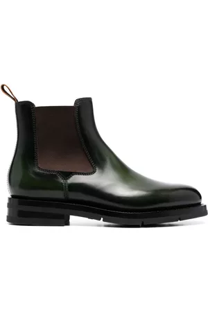 santoni Botines con paneles elásticos