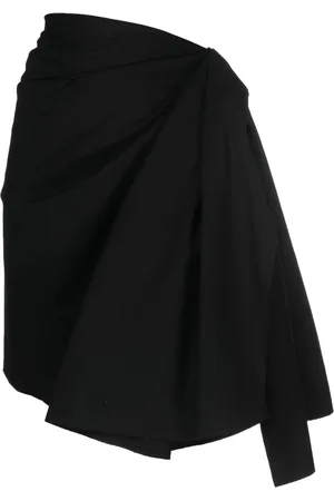 Rick Owens Falda midi drapeada