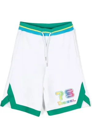 Diesel Shorts deportivos con logo estampado