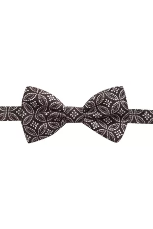 Dolce & Gabbana Hombre Corbatas - Corbata de moño de seda estampada
