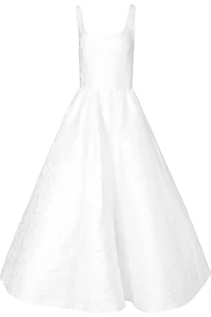 Carolina Herrera Mujer Midi - Vestido midi con motivo en jacquard