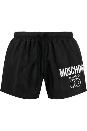 Moschino Shorts de playa con logo estampado