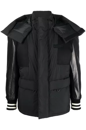 JUNYA WATANABE Abrigo capitonado con detalles en contraste